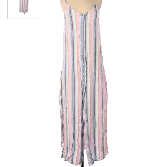 Chelsea & Violet Dresses & Skirts - Chelsea & Violet Summer Sunset Stripes Maxi Dress Sleeveless Tank Resort Wear